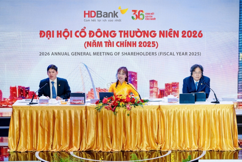 HDBank đặt mục tiêu lợi nhuận trước thuế năm 2026 đạt 30.100 tỷ đồng