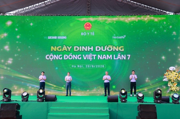 Herbalife Việt Nam đồng hành cùng Báo Sức khỏe & Đời sống tổ chức Ngày Dinh Dưỡng Cộng Đồng Việt Nam lần 7 tại Hà Nội để tiếp tục khuyến khích lối sống lành mạnh 