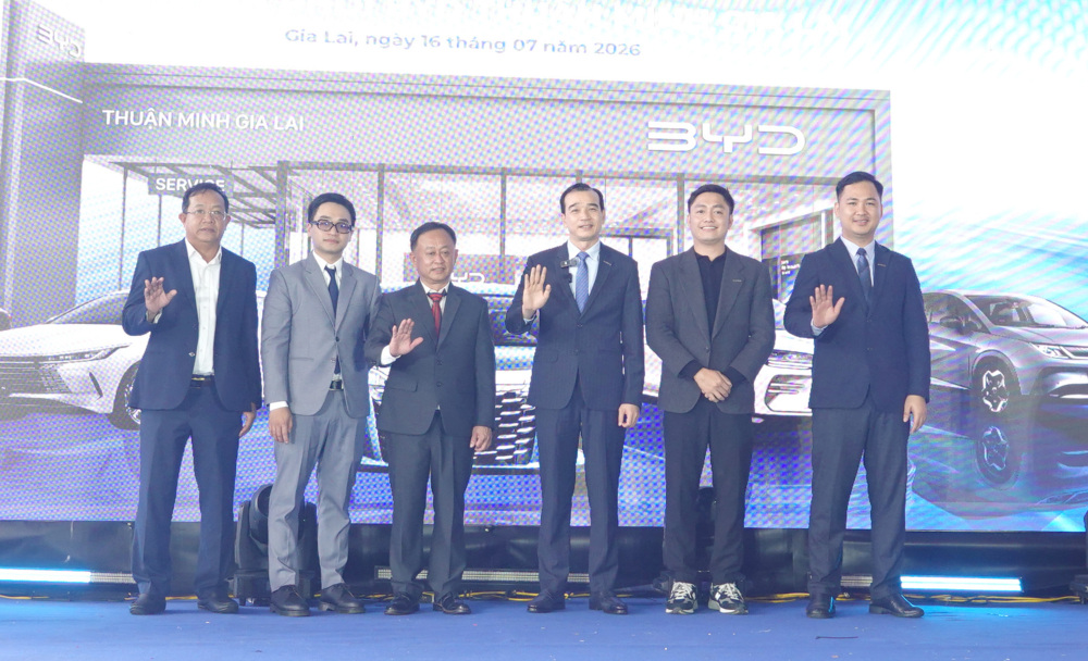 BYD Thuận Minh Gia Lai chính thức khai trương showroom năng lượng mới hiện đại