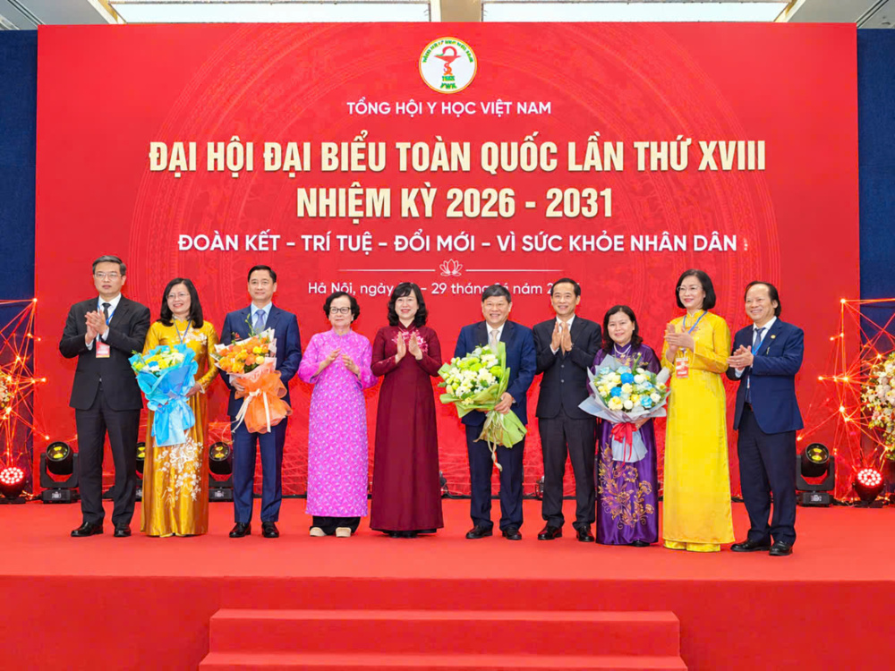 Đại hội đại biểu toàn quốc Tổng hội Y học Việt Nam lần thứ XVIII: Đoàn kết - Trí tuệ - Đổi mới vì sức khỏe nhân dân