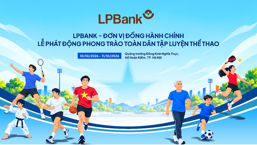 LPBank lan tỏa thông điệp “Khỏe thể chất – Trọn Lộc Phát” tại sự kiện thể thao cộng đồng