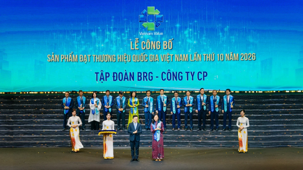 Bốn sản phẩm, dịch vụ thuộc Tập đoàn BRG được vinh danh Thương hiệu quốc gia Việt Nam 2026